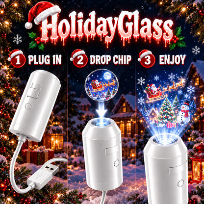 HolidayGlass- USB Projector